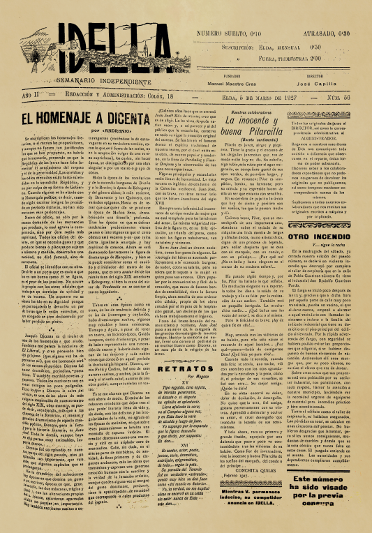 IDELLA Nº56 AÑO 1926