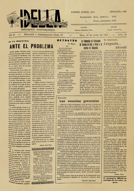 IDELLA Nº58 AÑO 1926