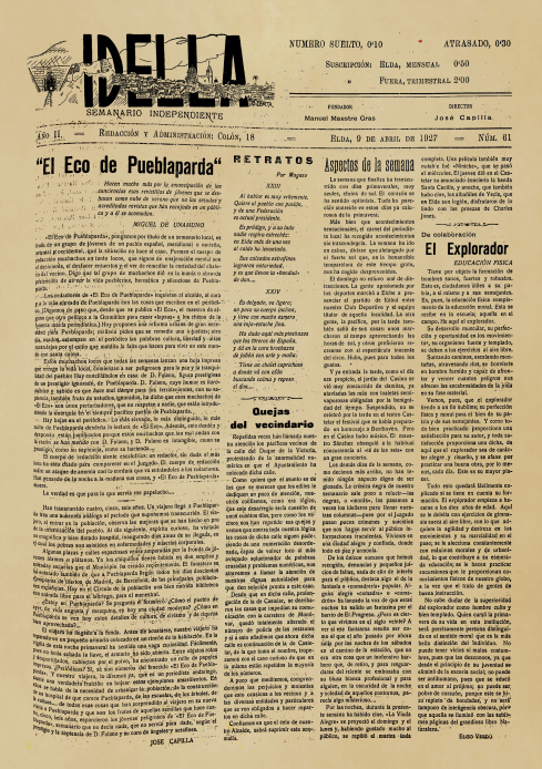 IDELLA Nº61 AÑO 1926
