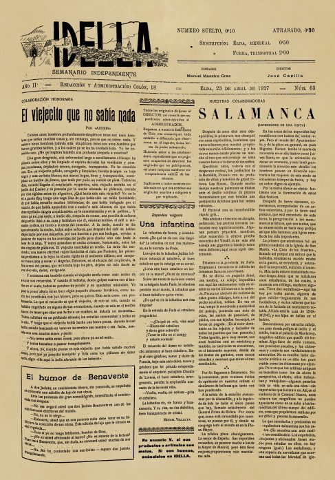 IDELLA Nº63 AÑO 1926