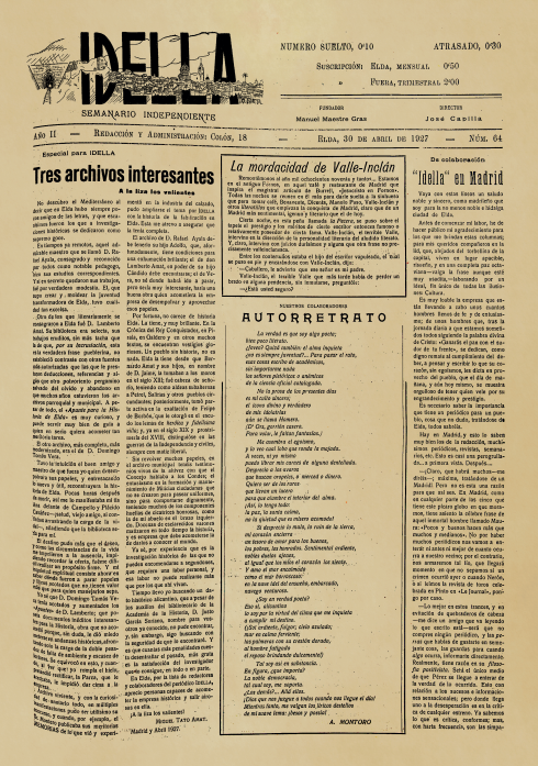 IDELLA Nº64 AÑO 1926