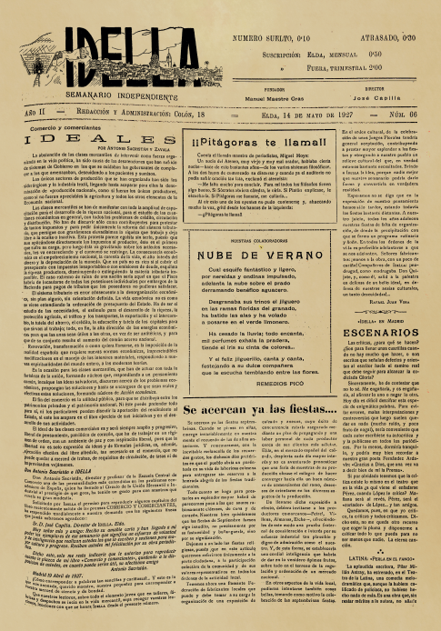 IDELLA Nº66 AÑO 1926