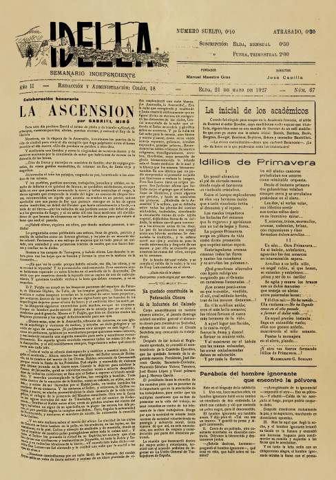 IDELLA Nº67 AÑO 1926