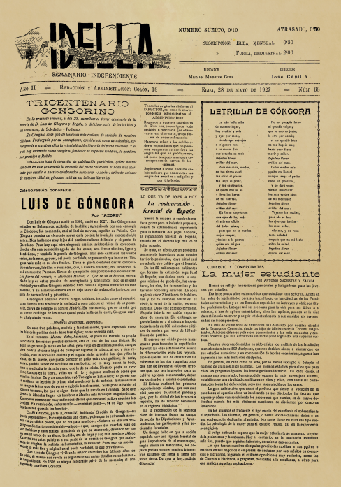 IDELLA Nº68 AÑO 1926