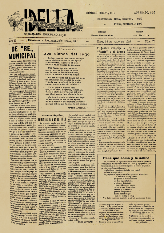 IDELLA Nº76 AÑO 1926