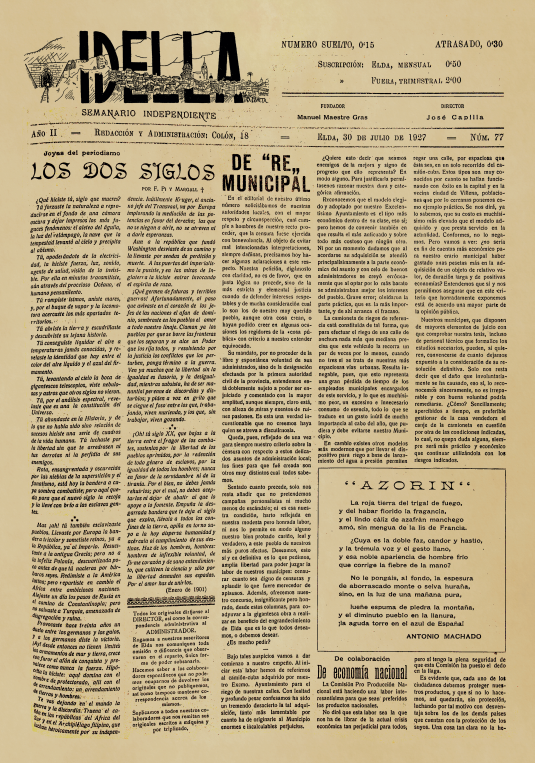 IDELLA Nº77 AÑO 1926