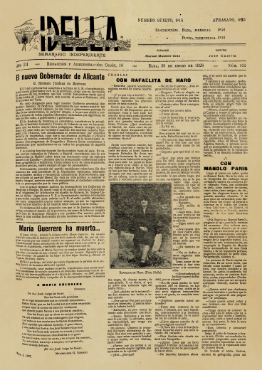IDELLA Nº102 AÑO 1926