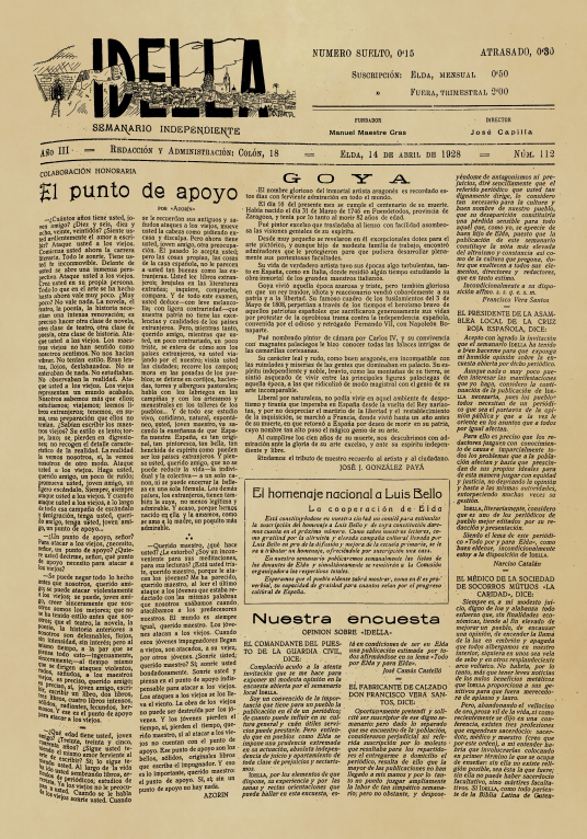 IDELLA Nº112 AÑO 1926