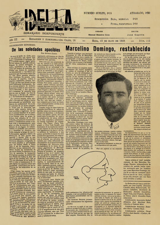 IDELLA Nº115 AÑO 1926