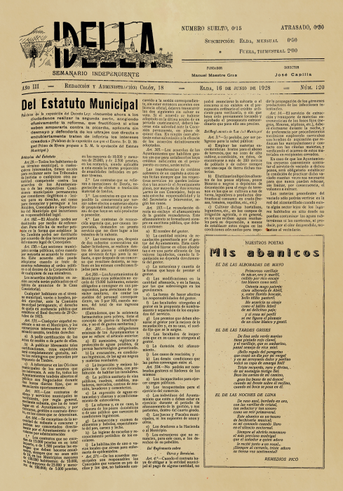 IDELLA Nº120 AÑO 1926