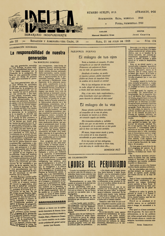 IDELLA Nº124 AÑO 1926