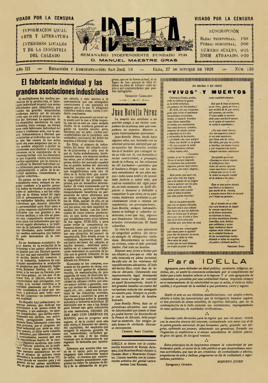 IDELLA Nº136 AÑO 1926