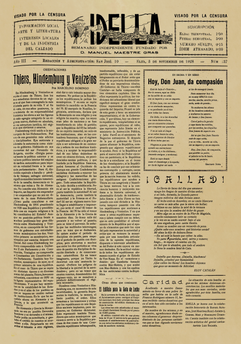 IDELLA Nº137 AÑO 1926