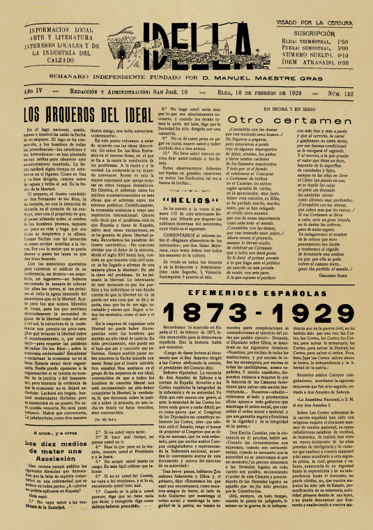 IDELLA Nº152 AÑO 1926