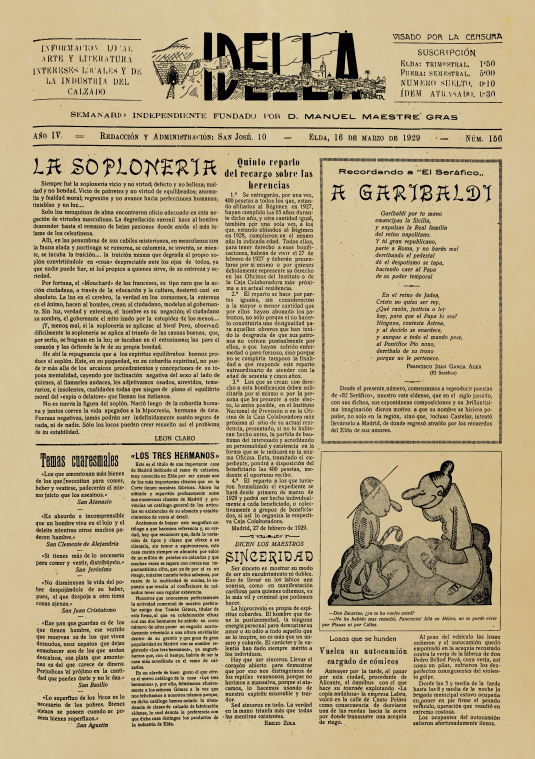 IDELLA Nº156 AÑO 1926