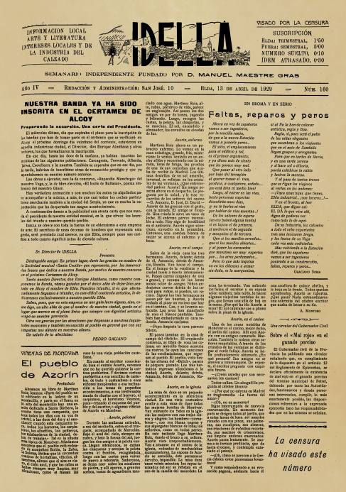 IDELLA Nº160 AÑO 1926