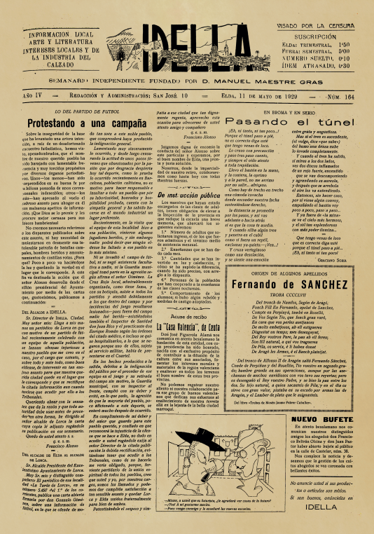 IDELLA Nº164 AÑO 1926
