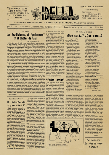 IDELLA Nº170 AÑO 1926