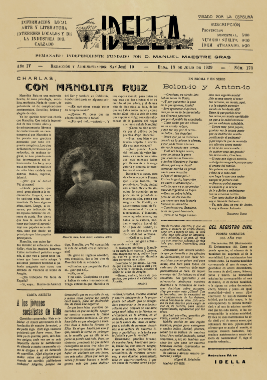 IDELLA Nº173 AÑO 1926