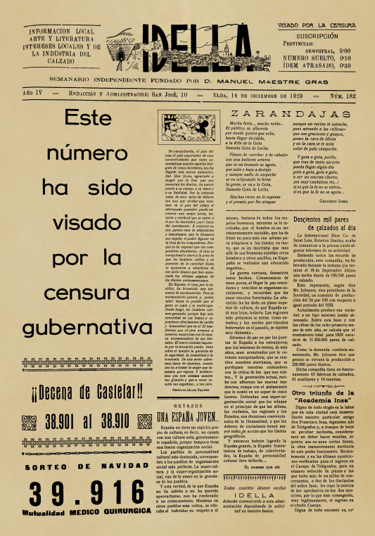 IDELLA Nº182 AÑO 1926