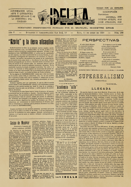 IDELLA Nº186 AÑO 1926