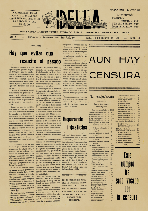 IDELLA Nº191 AÑO 1926