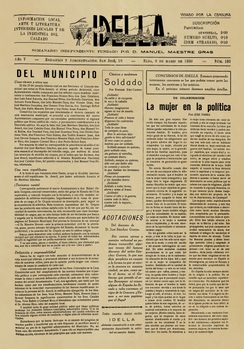 IDELLA Nº193 AÑO 1926