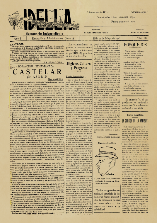 IDELLA Nº16 AÑO 1926
