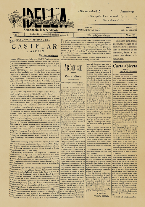 IDELLA Nº20 AÑO 1926