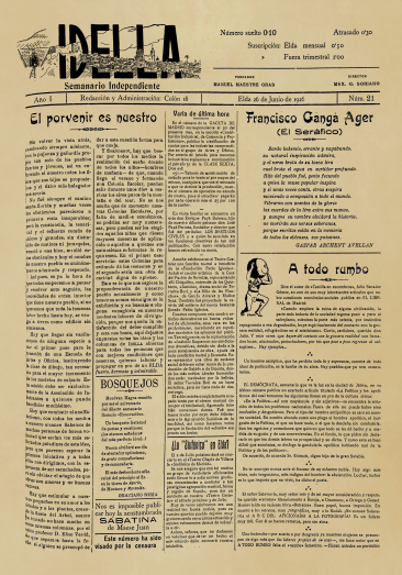 IDELLA Nº21 AÑO 1926
