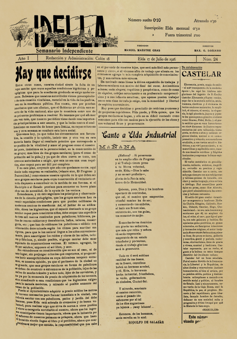 IDELLA Nº24 AÑO 1926
