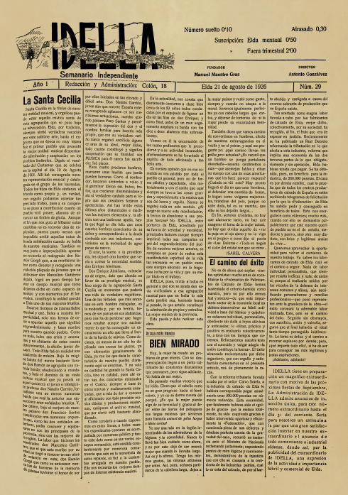 IDELLA Nº29 AÑO 1926