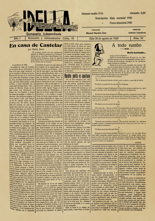 IDELLA Nº30 AÑO 1926