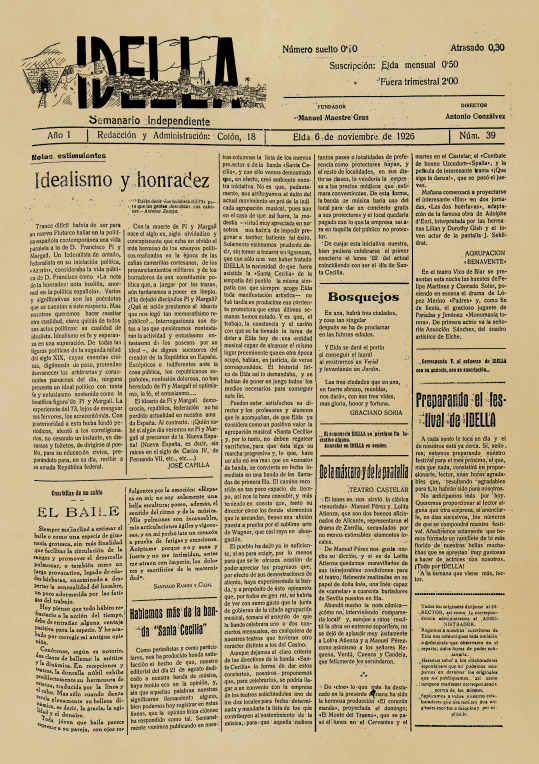IDELLA Nº39 AÑO 1926
