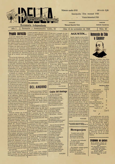 IDELLA Nº40 AÑO 1926