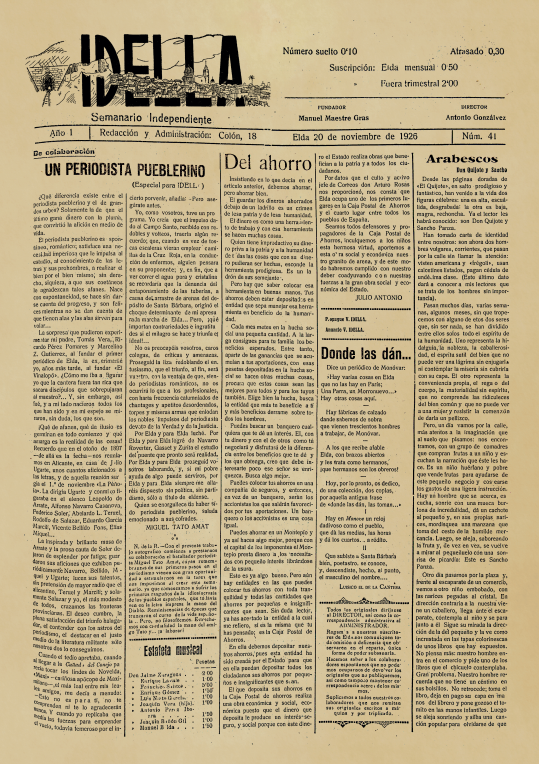 IDELLA Nº41 AÑO 1926