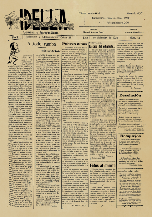 IDELLA Nº44 AÑO 1926