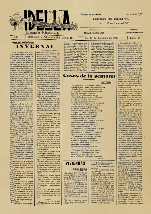 IDELLA Nº45 AÑO 1926
